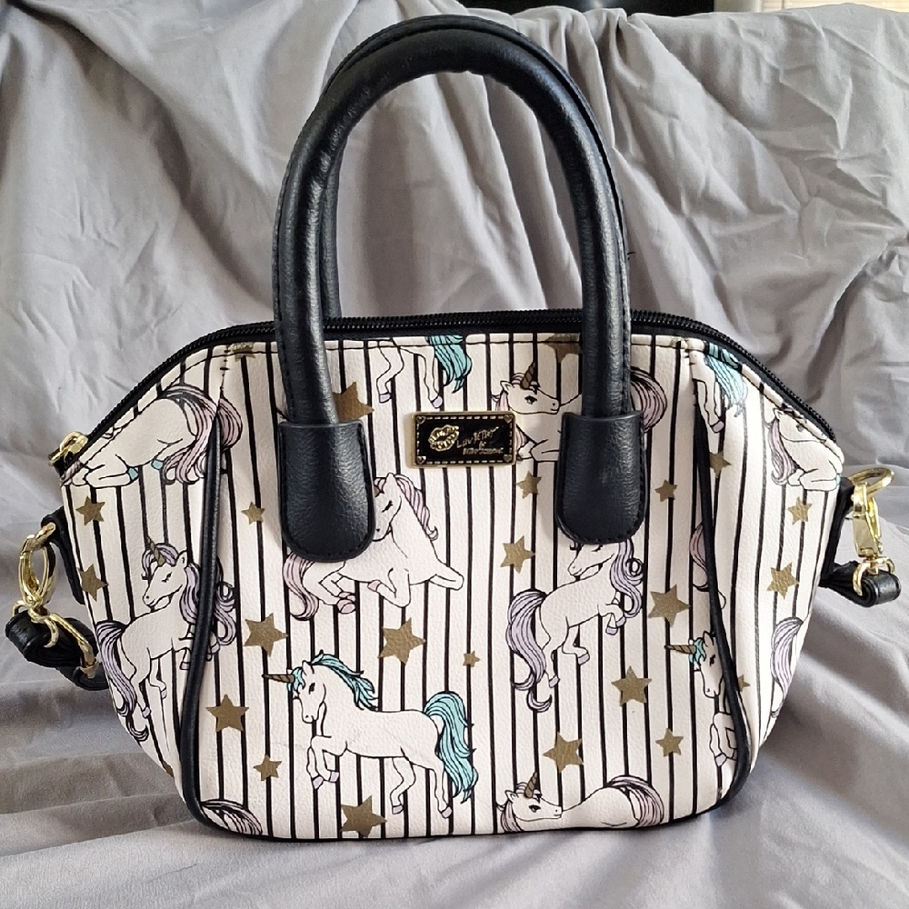 Betsey Johnson Unicorn Print Handbag